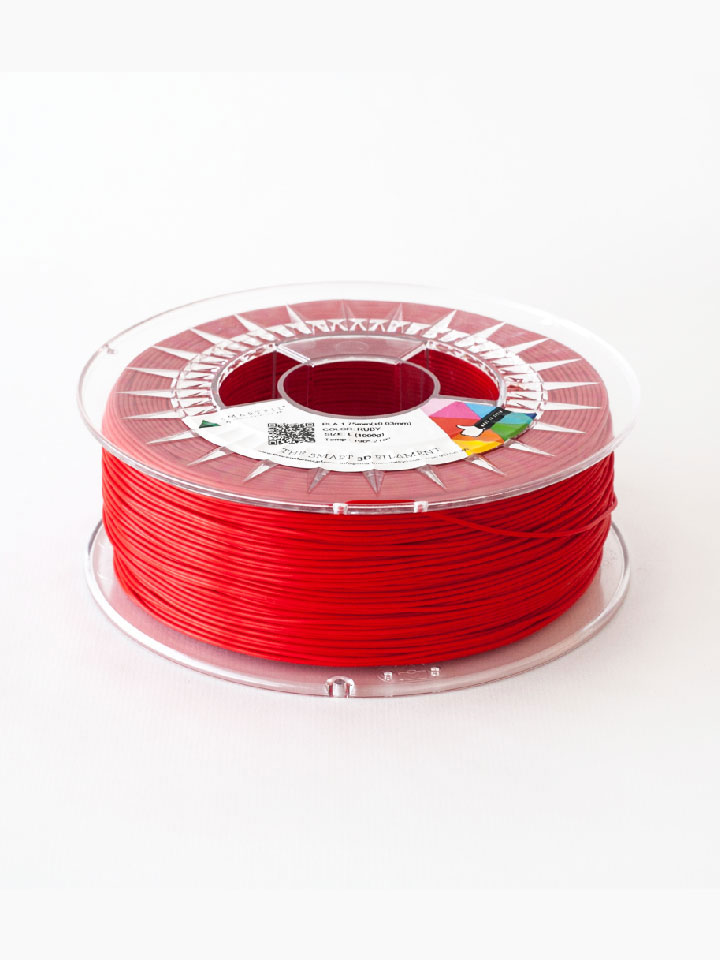 Filamento PLA 1 kg 1.75mm rojo