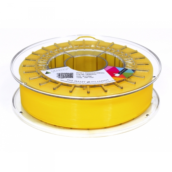 Filamento PETG color amarillo 750gr